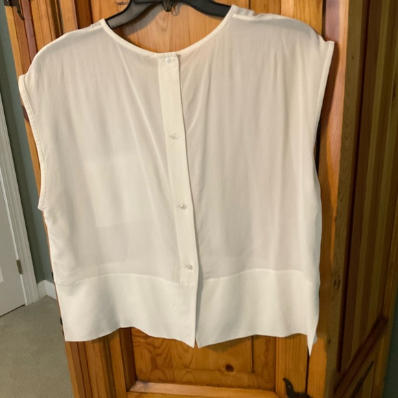 Women's Everlane - Silk Square Muscle Top - Sz14 - Picture 6 of 6